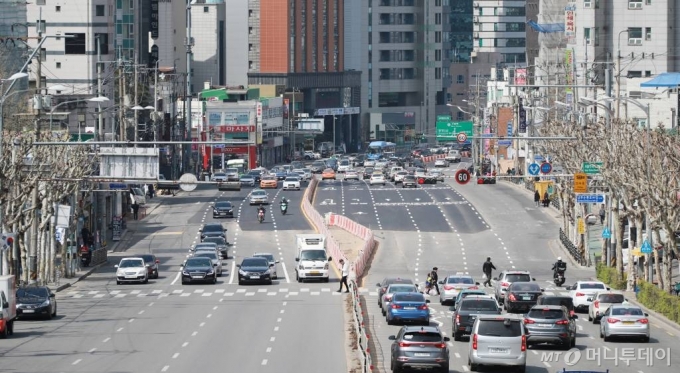 서울시 내 도로 모습/사진= 이동훈 기자