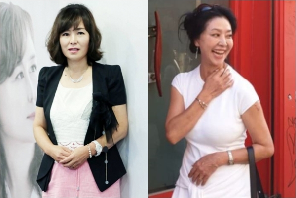 왼쪽부터 공지영 작가, 배우 김부선./사진=머니투데이 DB, 김부선 페이스북