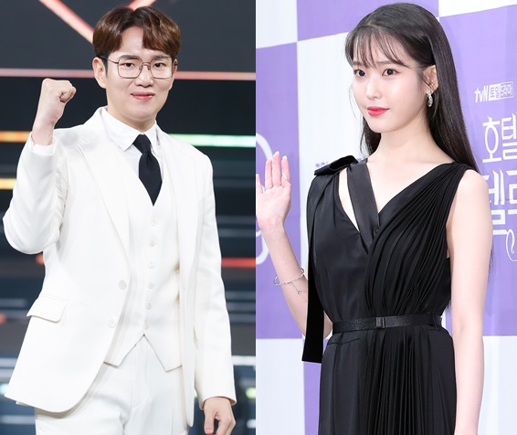 왼쪽부터 방송인 장성규와 가수 아이유/사진=머니투데이DB
