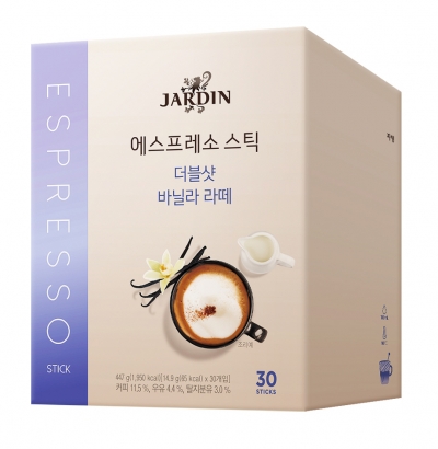[신상품라운지]부드럽고 진한 쟈뎅 스틱커피 '더블샷 바닐라 라떼'