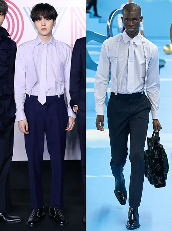 그룹 방탄소년단(BTS) 뷔, 루이비통 2020 FW 남성복 컬렉션/사진 제공=빅히트엔터테인먼트, 루이 비통