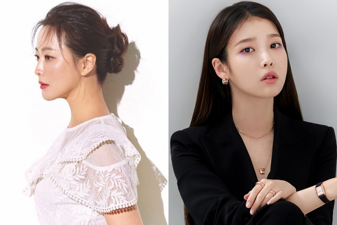 배우 김희선, 아이유 /사진=조이너스, 제이에스티나 제공