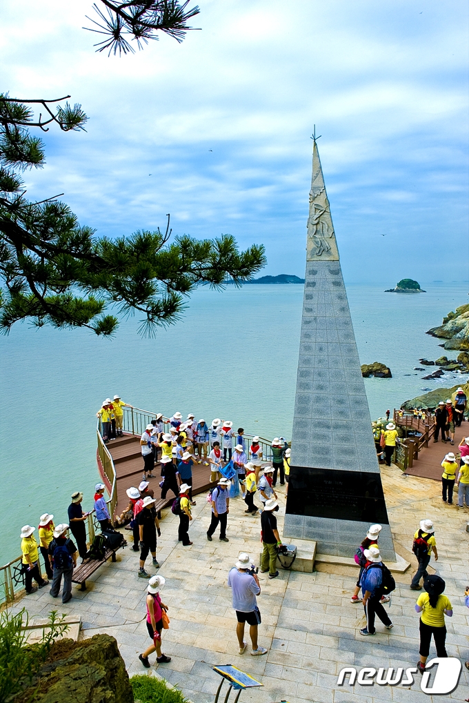 해남군 송지면의 땅끝탑/뉴스1 &copy; News1