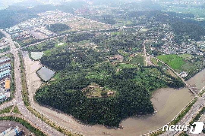 순천시 해룡면 신성리 평화공원 조성 예정지.&#40;순천시 제공&#41; /뉴스1 &copy; News1