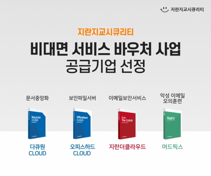 지란지교시큐리티, 중기부 '비대면서비스 바우처' 공급기업 선정