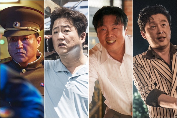 왼쪽부터 차례로 '강철비2: 정상회담 확장판' '국제수사' '담보' '국제수사' 스틸 컷 © 뉴스1