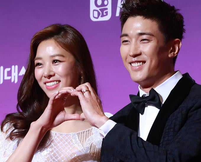 배우 장신영 강경준/사진=머니투데이 DB