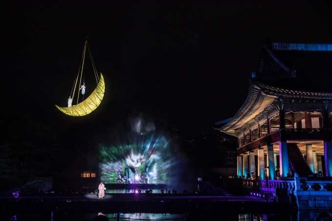 제6회 궁중문화축전 ‘경회루 판타지-궁중연화'. /사진제공=한국문화재재단