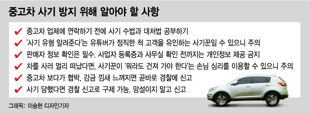 중고차 사기 수법, 중고차 이력 조회, 중고차 사기 피해, 중고차 딜러