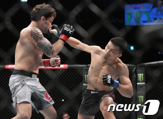 UFC 페더급의 정찬성. /뉴스1 © News1 여주연 기자