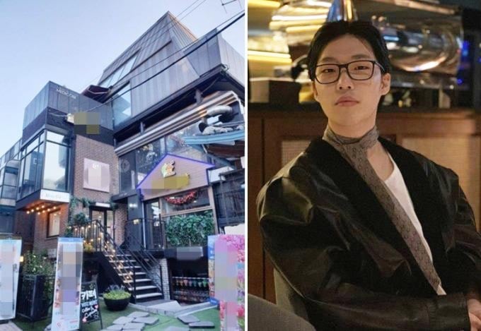 악동뮤지션 이찬혁이 매입한 서울시 마포구 서교동 소재 건물 전경(왼쪽)과 이찬혁/사진=네이버 지도, 이찬혁 인스타그램