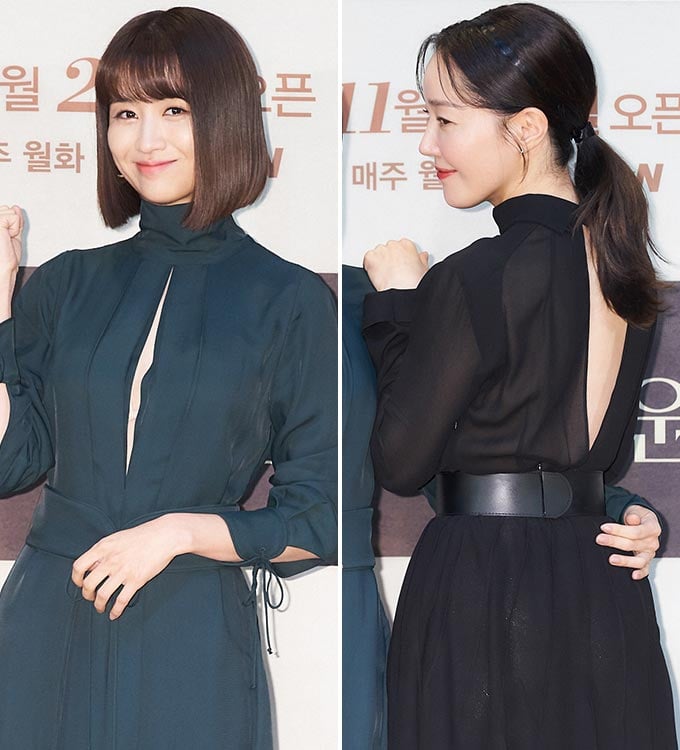 배우 박하선, 엄지원/사진제공=CJ ENM