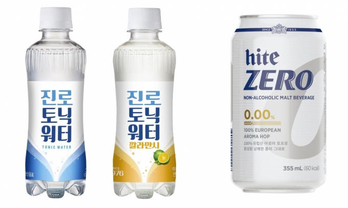 진로 토닉워터·하이트제로, 1~9월 누적매출 전년比 31% 성장