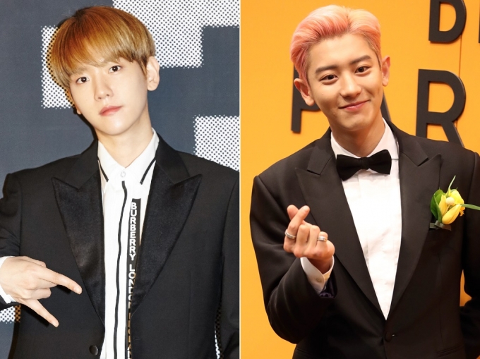 그룹 엑소(EXO) 백현(왼쪽), 찬열./사진=머니투데이DB