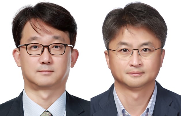 LG생활건강의 이형석 부사장(왼쪽)·장기룡 전무(오른쪽)