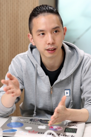 박정현 비브리지 대표 인터뷰 / 사진=이기범 기자 leekb@