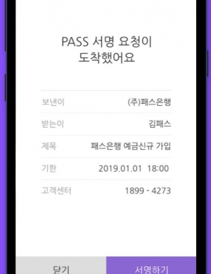 이통3사의 패스인증/사진=패스