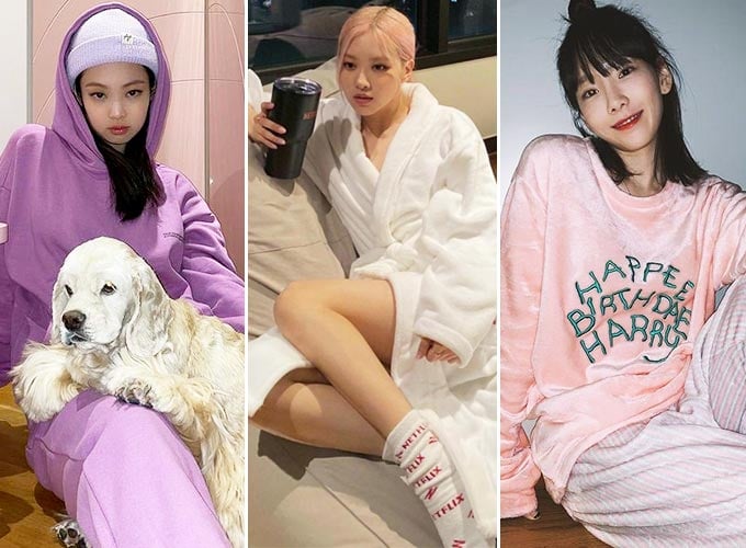 그룹 블랙핑크 제니, 로제, 가수 태연/사진=각 스타 인스타그램