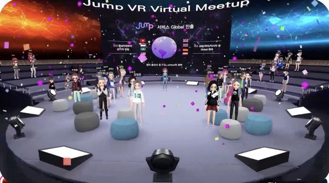 SK텔레콤이 개발한 가상 소셜 월드 '점프 VR' /사진=SK텔레콤