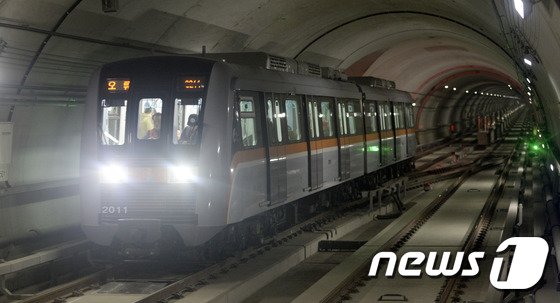인천지하철 2호선 /뉴스1 &copy; News1