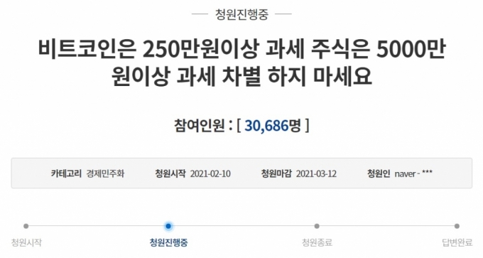 /청와대 국민청원 홈페이지 캡쳐