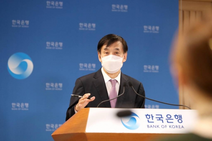 이주열 한국은행 총재가 지난 1월 서울 중구 한국은행에서 열린 통화정책방향 기자간담회에서 발언하고 있다. /사진=한국은행 제공
