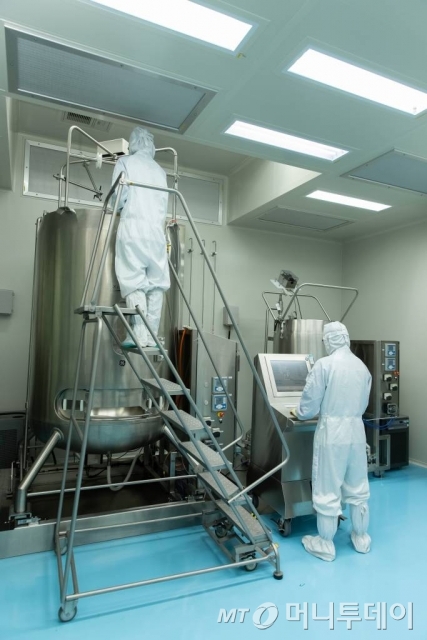 대만 바이오의약품 개발·생산업체 마이씨낵스(Mycenax Biotech Inc.)가 삼천당제약 아일리아 바이오시밀러를 생산하고 있다./사진제공=삼천당제약