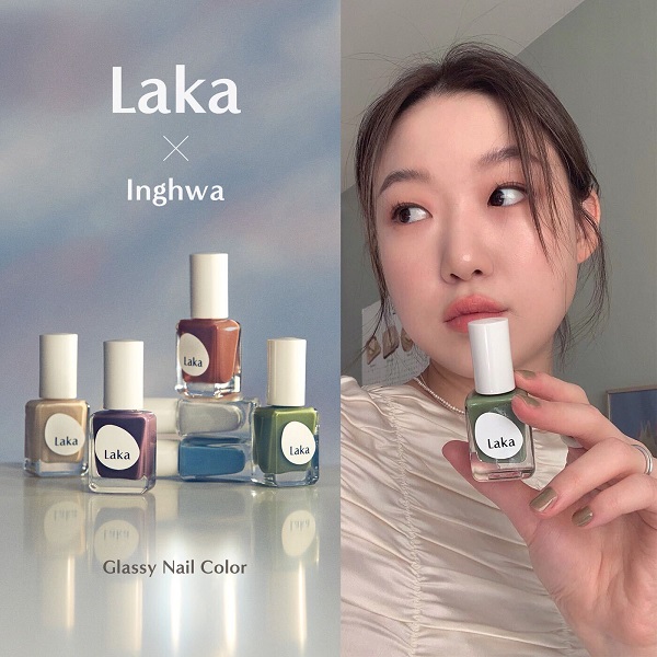 2일 선런칭되는 라카X잉화 네일 컬렉션 ‘글래시 네일 컬러’/사진제공=레페리