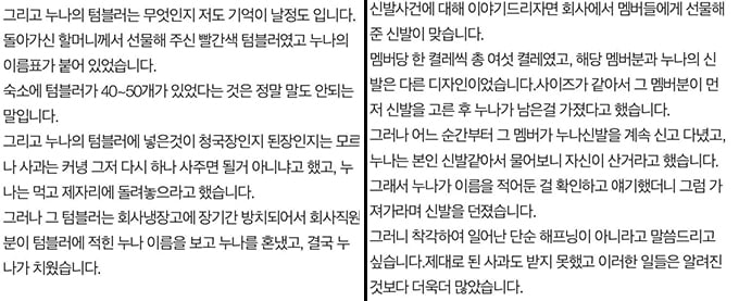 자신을 전 에이프릴 멤버 이현주의 남동생이라고 밝힌 글쓴이가 올린 글 /사진=온라인 커뮤니티