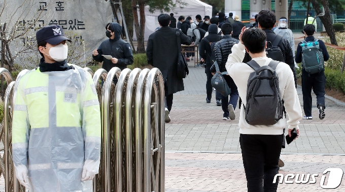 [사진] 순경 공채 필기시험…경쟁률 16대 1