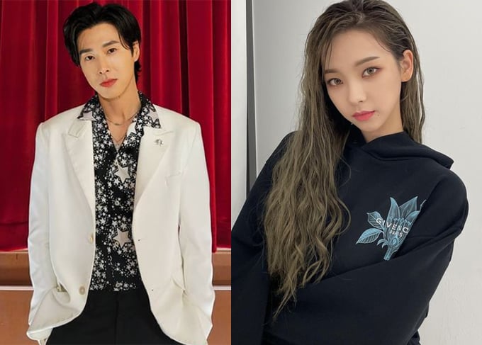 /사진=유노윤호, 에스파 인스타그램