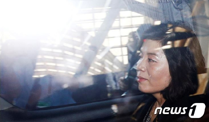 최선희 북한 외무성 제1부상. © 로이터=뉴스1