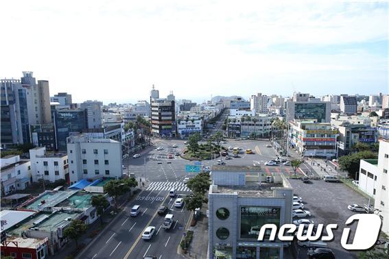 서귀포시 중앙로터리 전경&#40;서귀포시 제공&#41;&copy; 뉴스1