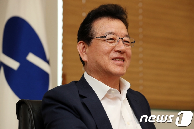 정순균 서울 강남구청장. 2018.8.20/뉴스1 © News1 황기선 기자