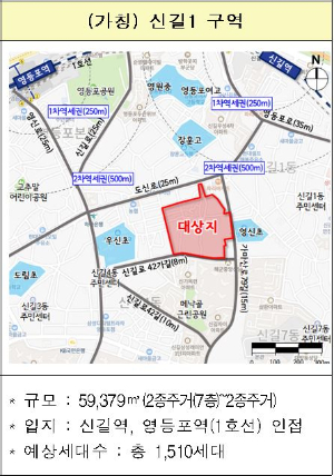 "영등포역 역세권 1500가구 대단지" 공공재개발 후보지 어디?