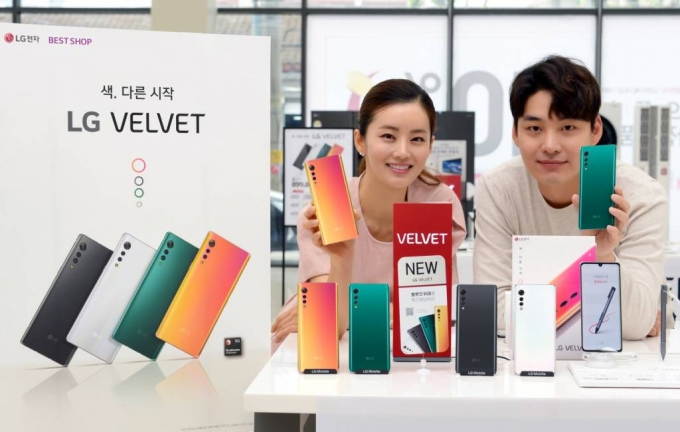 LG전자 전략 스마트폰 LG 벨벳 /사진=LG전자