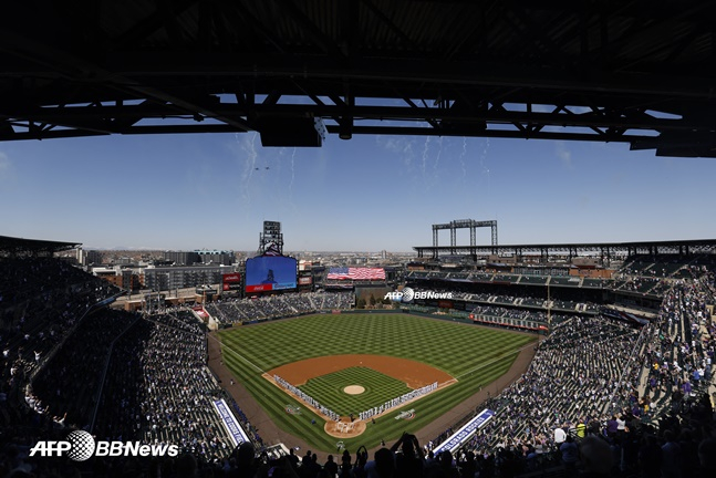 2021 MLB 올스타전이 열리는 콜로라도 쿠어스필드.  /AFPBBNews=뉴스1