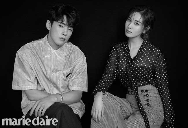 2018년 7월 공개됐던 가수 겸 배우 서현과 배우 김정현의 화보/사진제공=마리끌레르