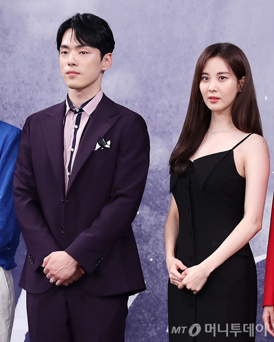 드라마 '시간' 제작발표회 배우 김정현, 서현/사진=머니투데이 DB