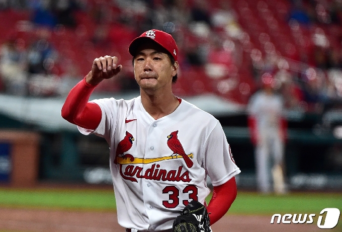 메이저리그 세인트루이스 카디널스의 김광현. &copy; AFP=뉴스1