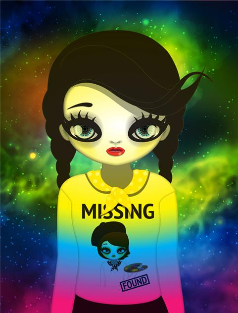 지난 3월 국내 첫 NFT 미술품 경매에서 6억원에 낙찰된 마리킴의 'Missing and found' /사진=피카프로젝트 제공