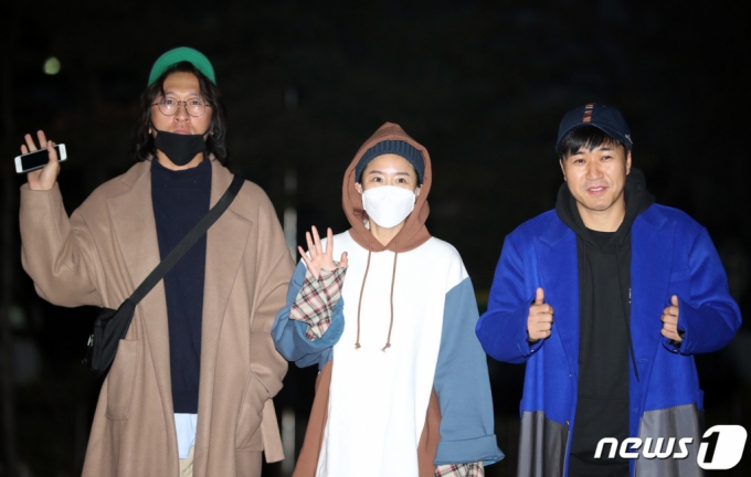 혼성그룹 코요태 빽가(왼쪽부터), 신지, 김종민/사진=뉴스1
