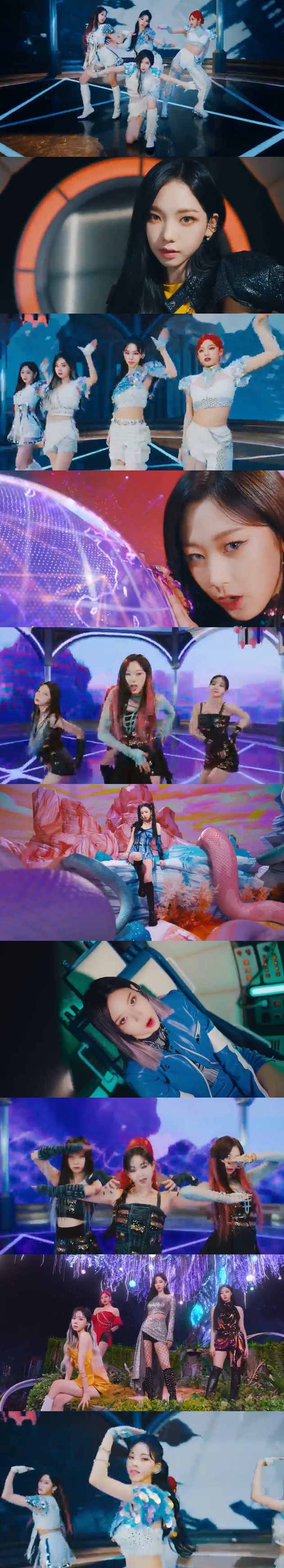 에스파 '넥스트 레벨' 뮤직비디오 영상 갈무리 © 뉴스1