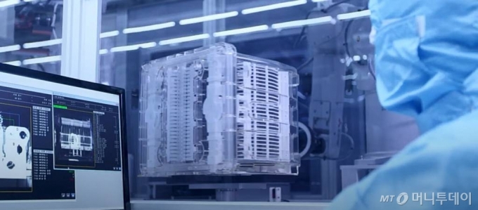 SK실트론 생산라인. /사진제공=SK실트론