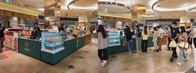 홍콩다방 신세계 센텀 팝업 매장/사진제공=홍콩다방