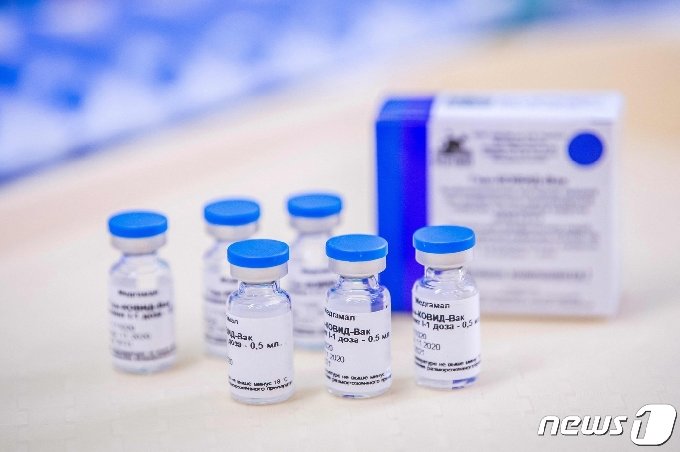 러시아에서 개발한 코로나19 백신 &apos;스푸트니크V&apos; &copy; AFP=뉴스1