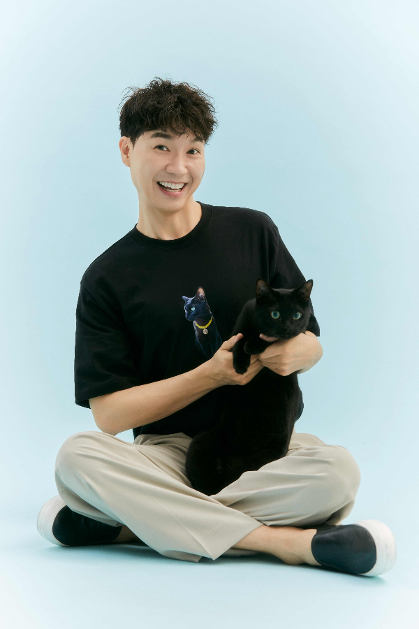 이랜드 스파오, 박수홍 반려묘 '다홍이'와 협업 상품 출시
