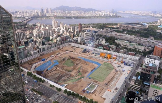 서울 강남구 삼성동 현대차 GBC 부지 /사진제공=머니투데이 DB
