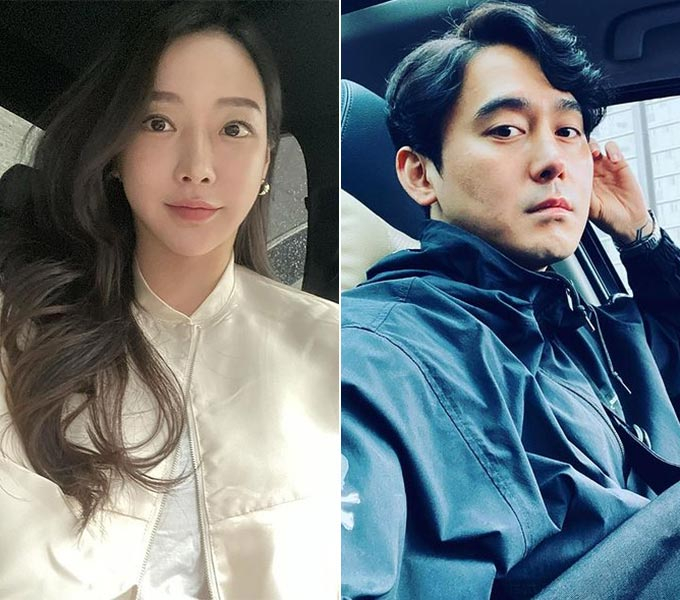 얼짱 출신 송다예, 그룹 클릭비 출신 방송인 김상혁/사진=송다예, 김상혁 인스타그램