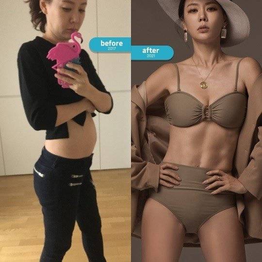 안선영, 다이어트 전후 모습 공개… 안선영, 다이어트 전후 모습 공개…